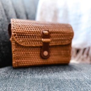 SOLD via Mercari _ Woven Boho Crossbody Bag - NWOT